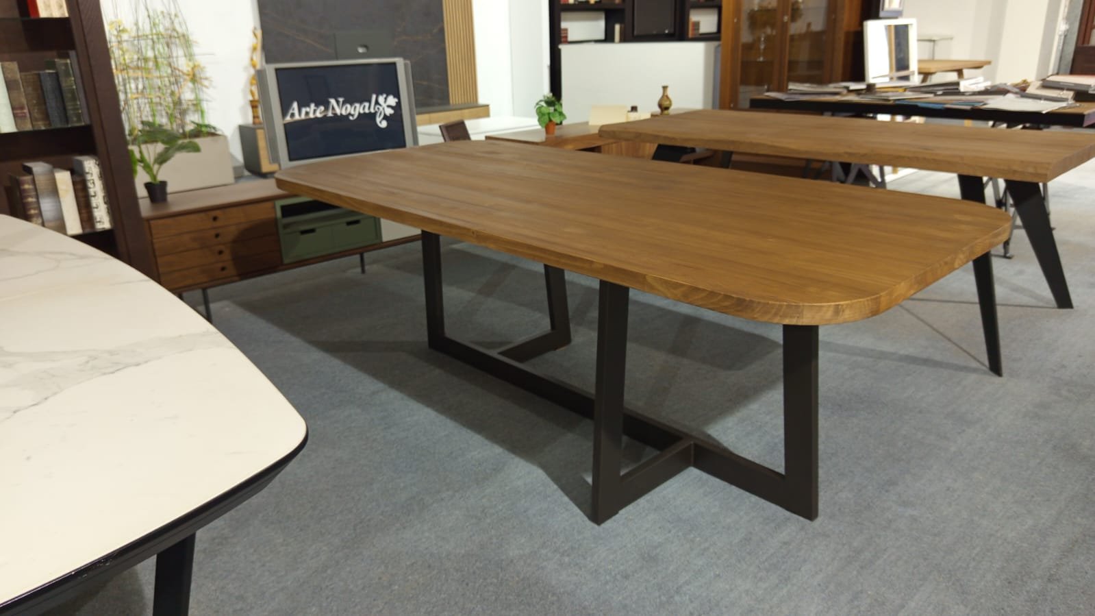 Mesa rectangular en madera maciza - Imagen 6